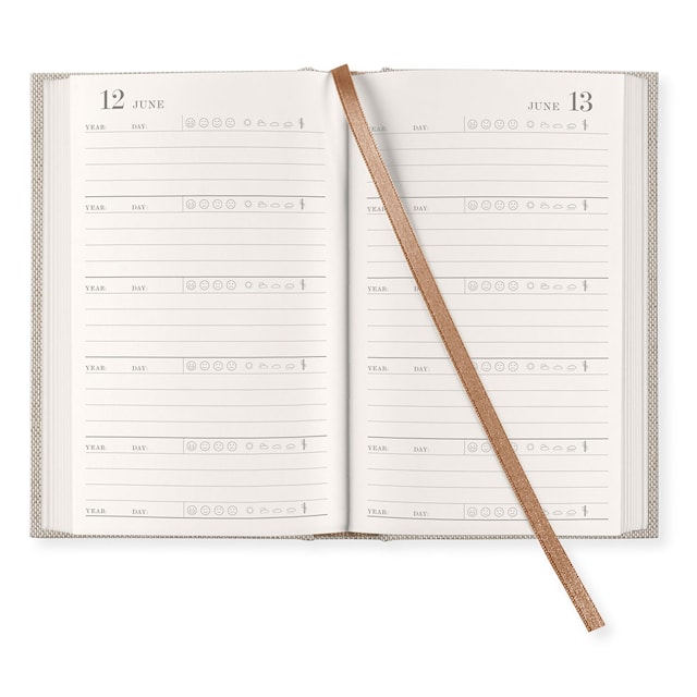 Produktbilde 2 for 5-Års Dagbok Pocket Rough Linen Paperstyle