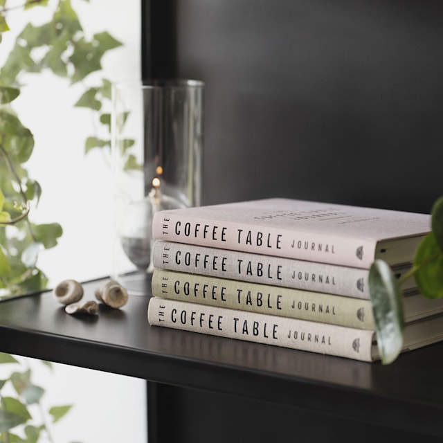 Produktbild 2 för Coffe Table Journal Clean 25,5 x 20 cm Rough Linen 256 sidor Paperstyle