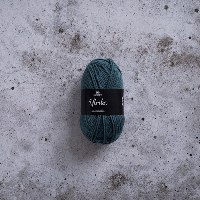 Ulrika Ullgarn 50 g Lys Petrol Svarta Fåret
