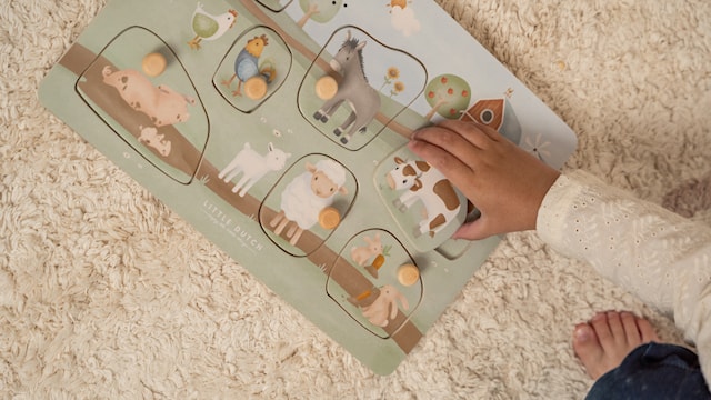 Produktbilde 5 for Little Farm Puslespill med Lyd fra Little Dutch