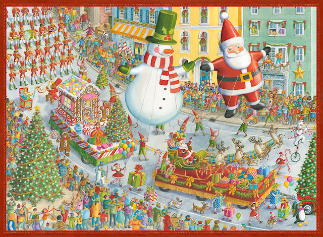 Tuotekuva 2 - Here Comes Christmas! Palapelit 500 palaa, Ravensburger