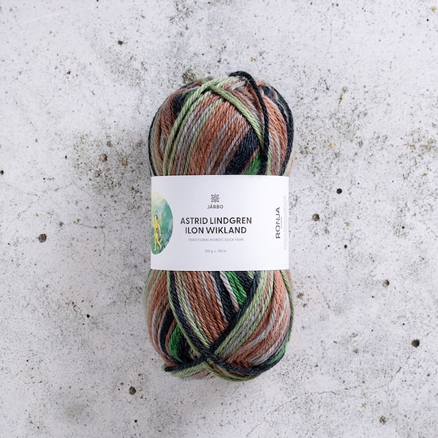 Astrid Lindgren Ilon Wikland Garn 100g Ronja Røverdattar 002 Järbo