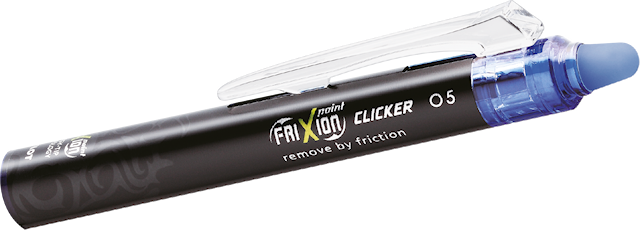 Produktbilde 2 for FriXion Point Clicker 0.5 - Geleblekkpenner - Blå - Fine Spiss  Pilot