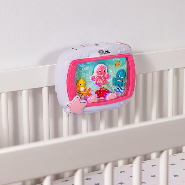 Produktbild 4 för Sea Dreams Soother Aktivitetshänge med Ljud Rosa Baby Einstein
