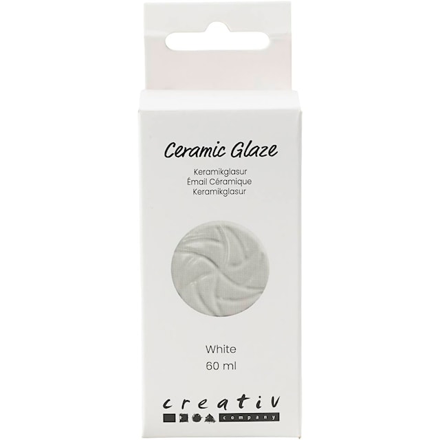Tuotekuva 1 - Keraaminen Lasite, 984-1101 °C, peittävä, white, 60 ml/ 1 tb