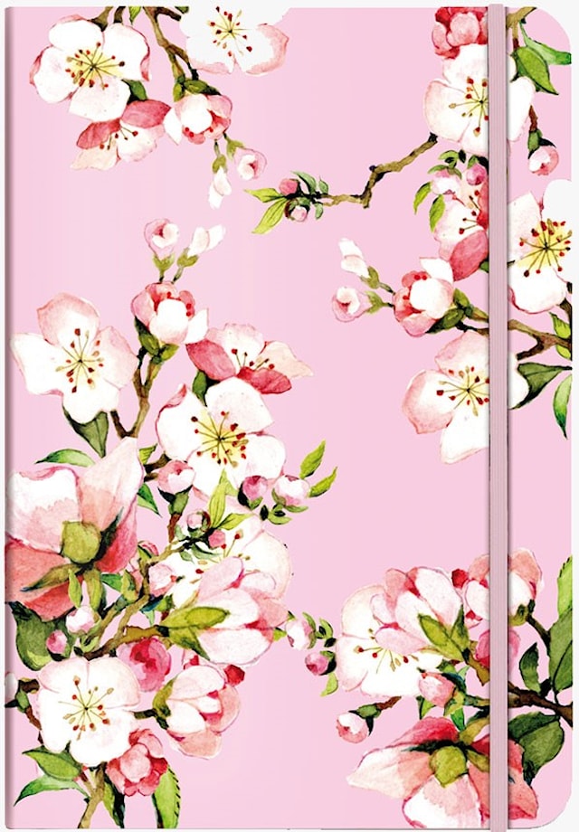 Produktbilde 1 for Notatbok A5 Kirsebærblom Linjert 192 sider Cedon