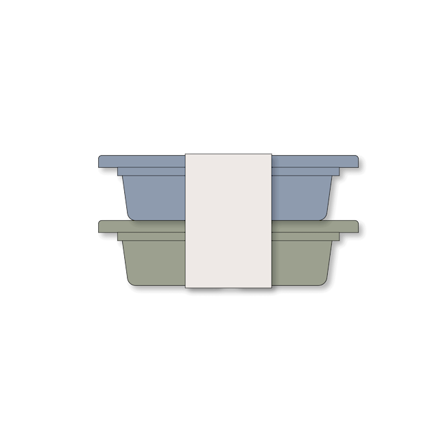 Produktbilde 2 for Fryseboks til barnemat 4x65 ml - 2-pakning - Ocean Mix Filibabba