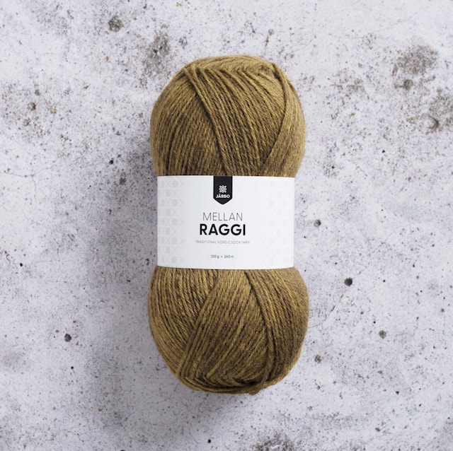 Produktbild 1 för Mellanraggi Garn Ullmix 100 g Old Moss Denim (28397) Järbo