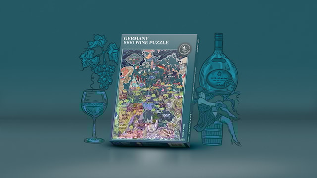 Produktbilde 7 for Vinpuslespill - Tyskland 1000 brikker Water and Wines