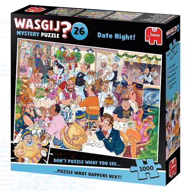 Tuotekuva 4 - Wasgij Mystery 26 Treffit-ilta! Palapeli 1000 palaa