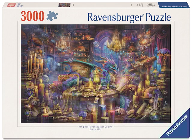Produktbild 1 för Dragon’s Library Pussel 3000 Bitar, Ravensburger