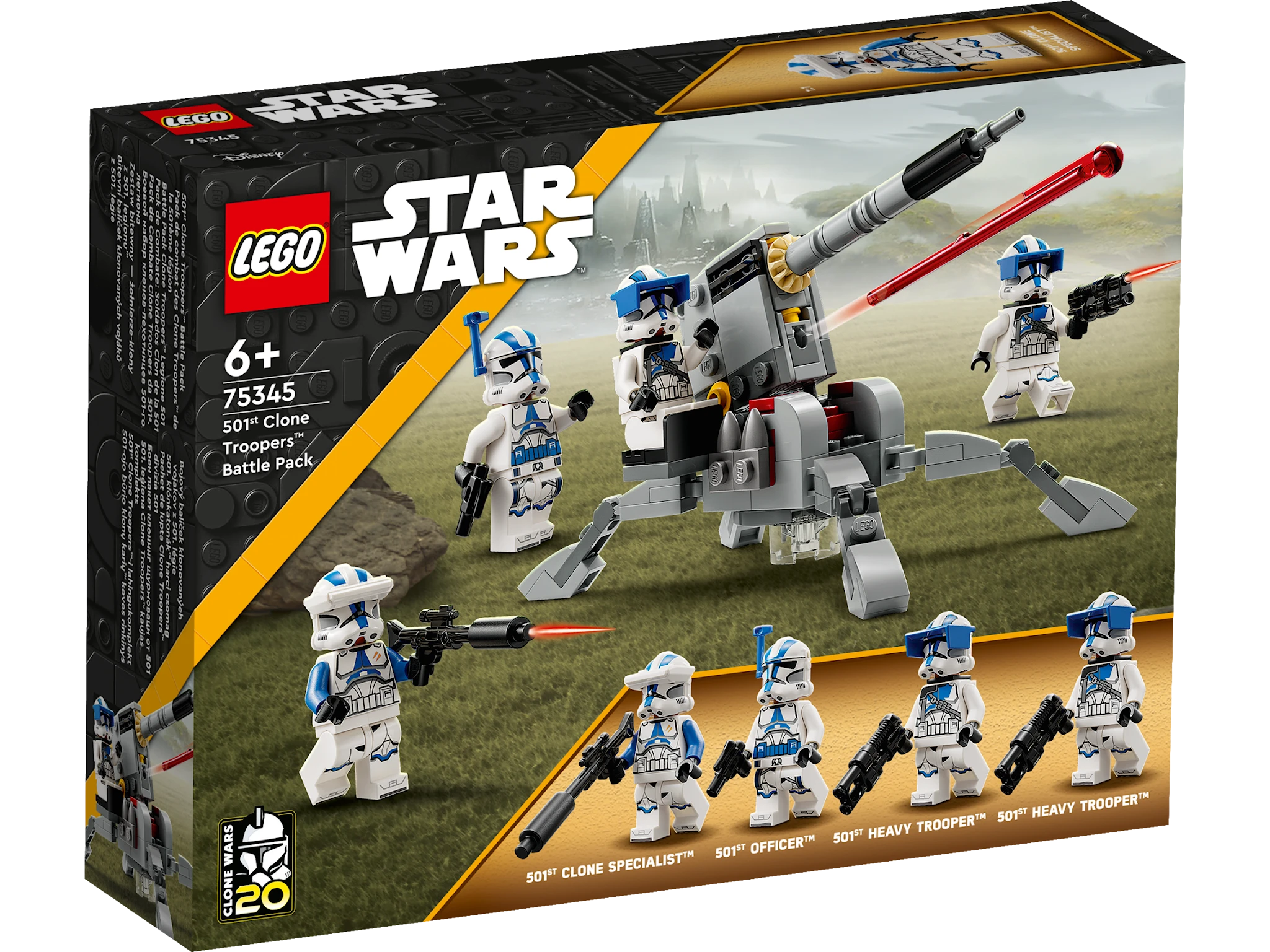Tuotekuva ille 501. legioonan kloonisoturit -taistelupaketti LEGO® Star Wars TM (75345)