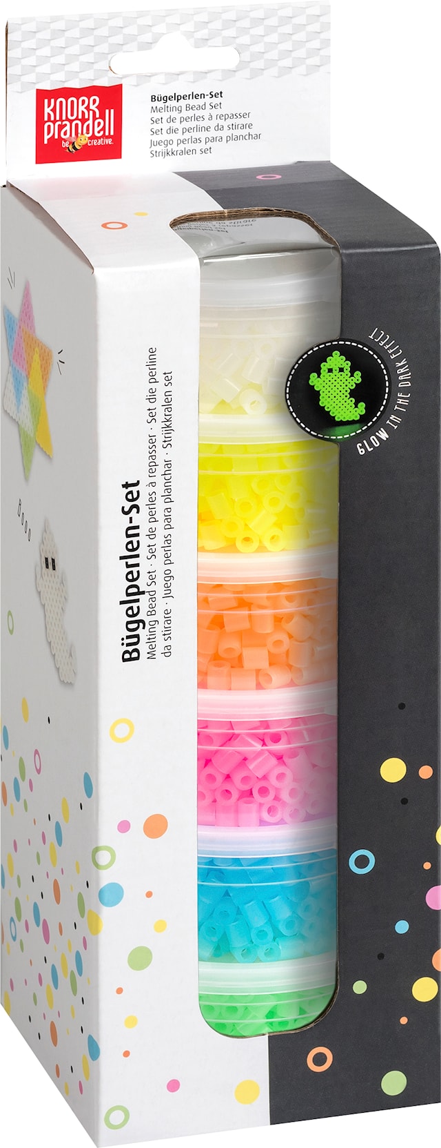 Produktbilde 2 for Perler Til Perleplater Selvlysende 500 stk Knorr Prandell