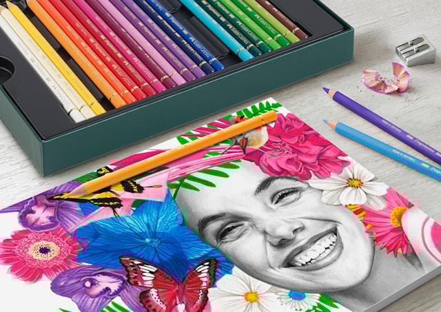 Tuotekuva 4 - Lahjasetti Polychromos & Pitt Graphite Matt Small 32 osaa Faber Castell