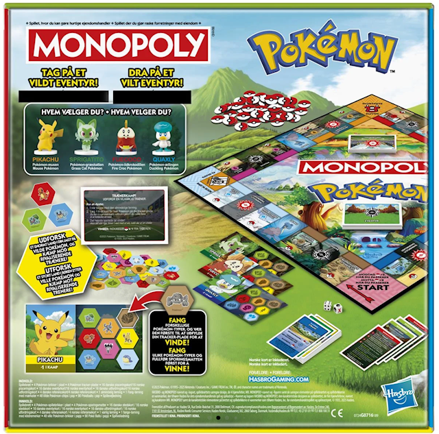 Produktbilde 2 for Monopoly Pokémon (NO/DK)