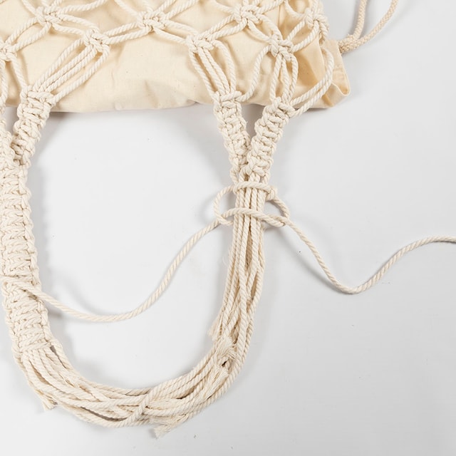 Produktbild 8 för DIY Kit Makramé Väska Natur Creativ Compnay