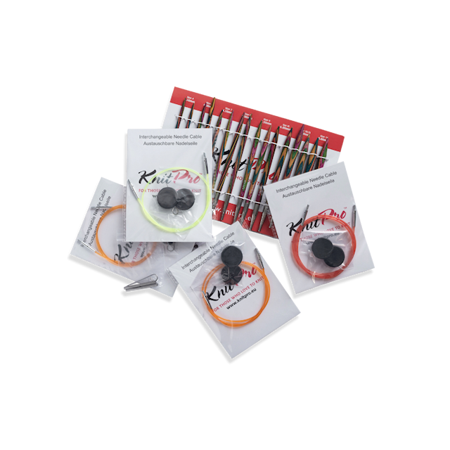 KnitPro Symfonie Deluxe - Vaihdettavien puikkojen setti (8 par, 13 cm)