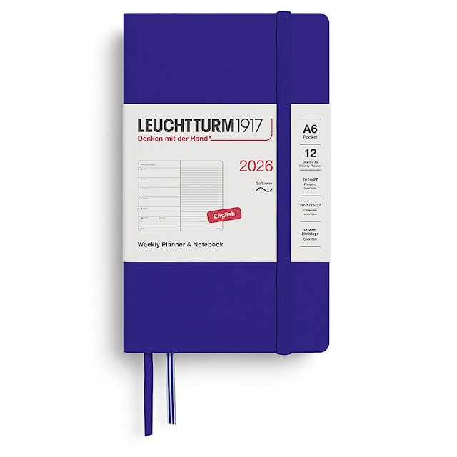 Weekly Planner & Notebook 2026 A6 Soft Ink Leuchtturm1917