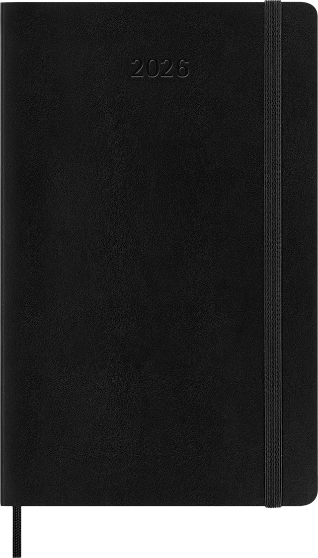 Tuotekuva 2 - Kalenteri 2026 Classic Soft 12M Week Note Large Musta Moleskine
