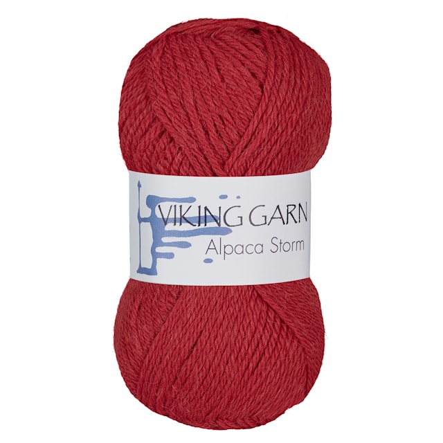 Alpaca Storm Garn Alpackamix 50 g Mörkröd 550 Viking Garn