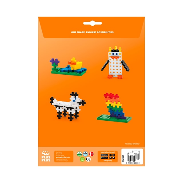 Produktbilde 3 for Plus Plus BIG Bunnplate 2 deler White/Green