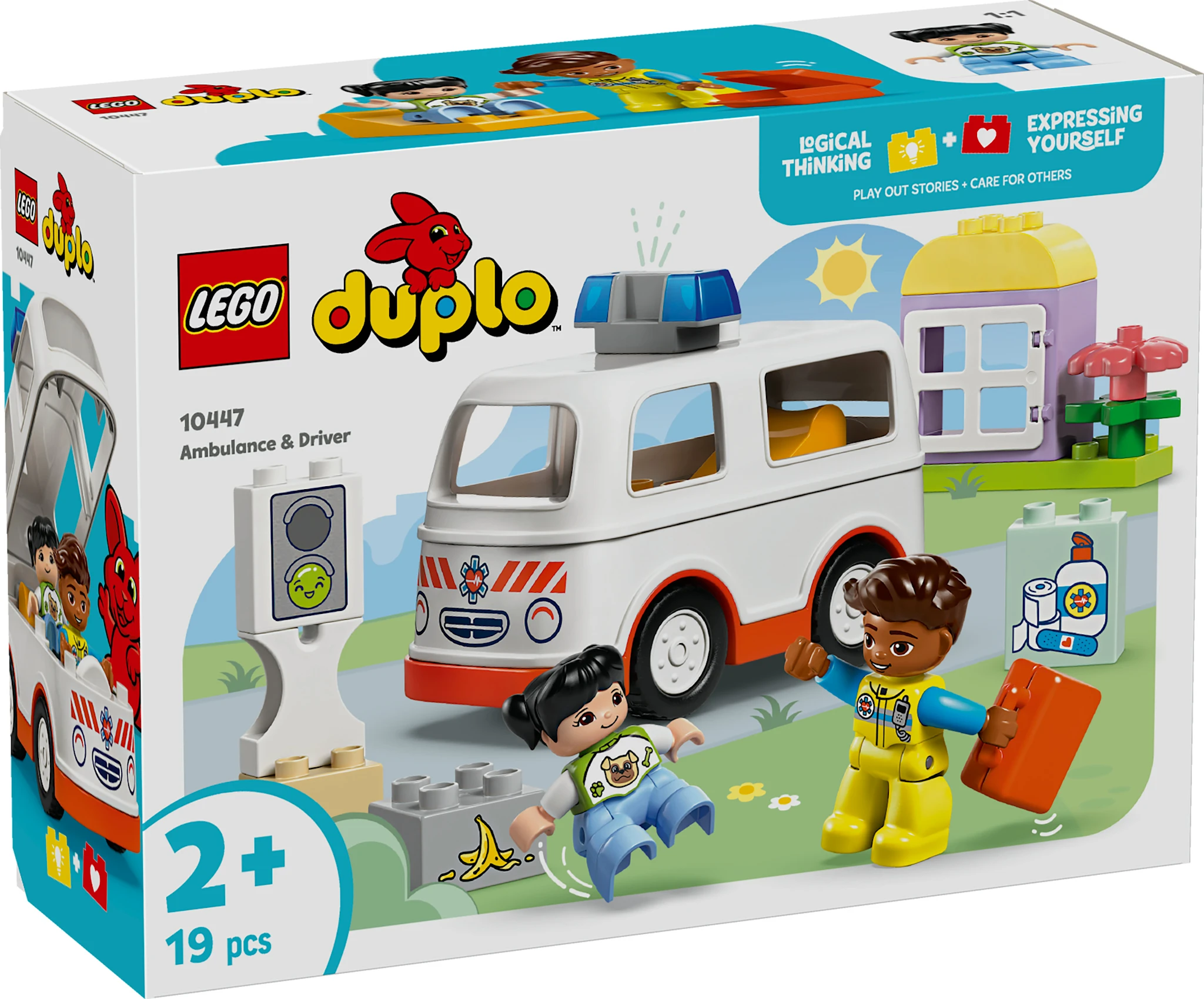 Produktbilde for Sykebil med sjåfør LEGO® DUPLO® Town (10447)