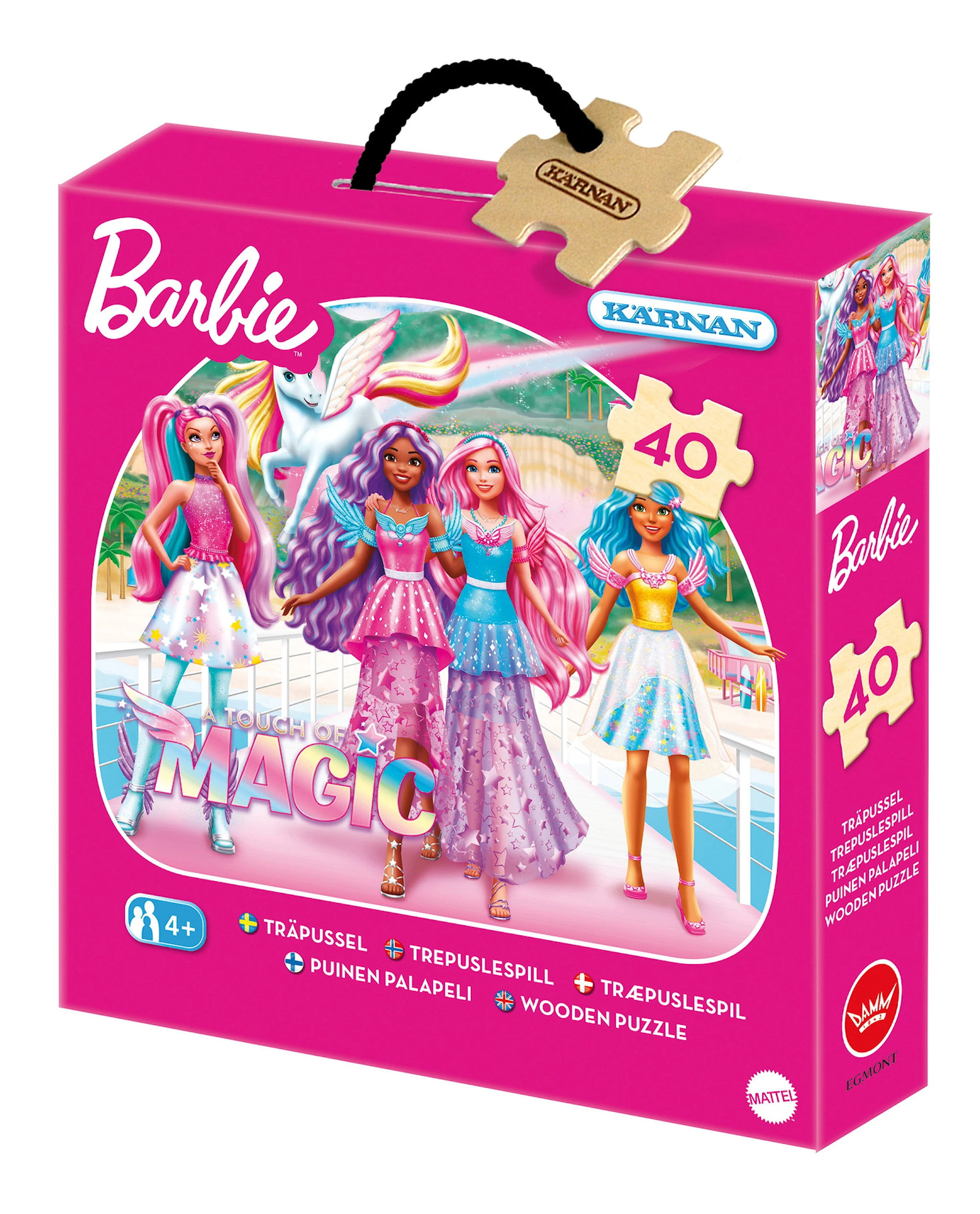 Produktbilde for Trepuslespill Barbie 40 brikker, Kärnan