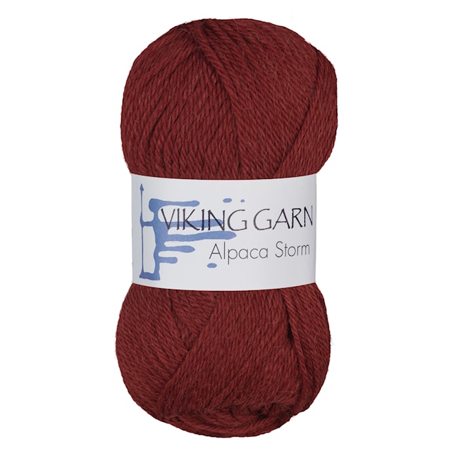 Alpaca Storm Garn Alpackamix 50 g Burgunder 558 Viking Garn