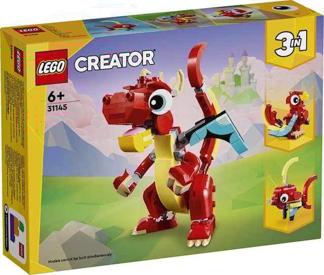 Produktbilde 1 for Rød drage LEGO® Creator (31145)