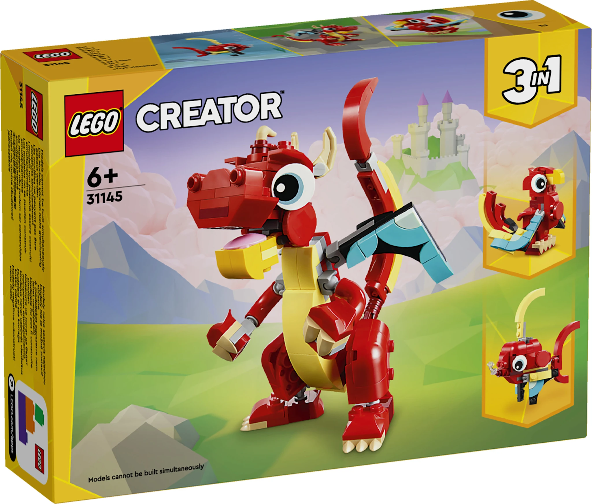 Produktbild för Röd drake LEGO® Creator (31145)