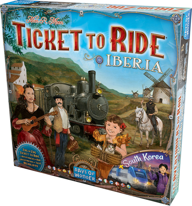 Produktbilde 3 for Ticket to Ride Map Collection 8: Iberia & South Korea Expansion (SE/NO/FI/EN)