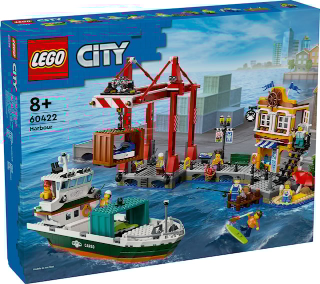 Produktbild 1 för Kusthamn med lastfartyg LEGO® City (60422)