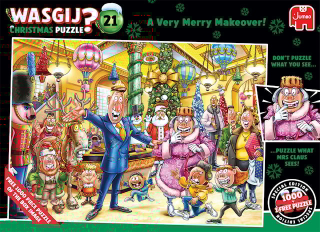 Produktbilde 1 for Wasgij Julepuslespill 21. klasse 2 x 1000 brikker