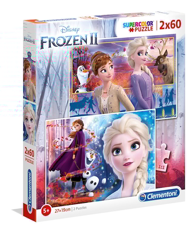 Tuotekuva 1 - Frozen 2 Palapeli 2x60 palaa Clementoni