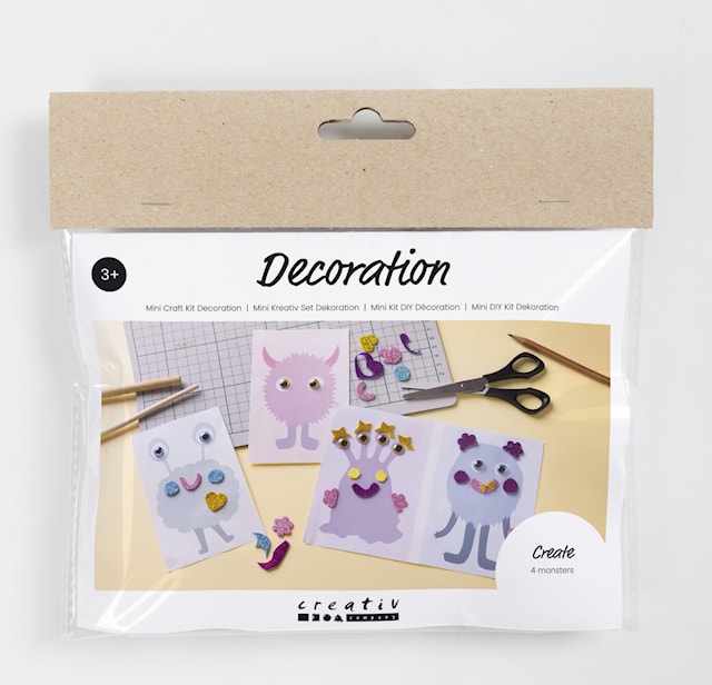 Produktbild 3 för Mini DIY Kit - Monster, Creativ Company