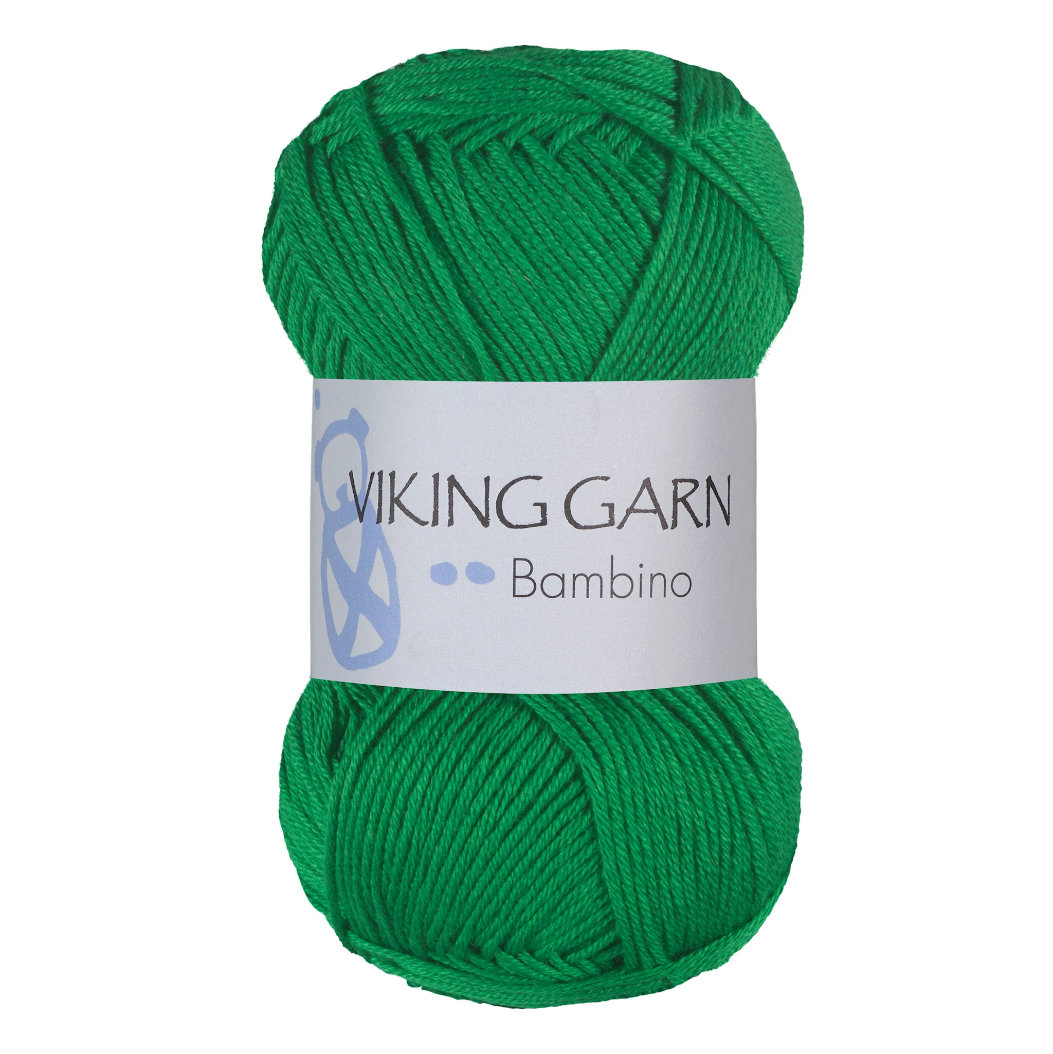 Produktbilde for Bambino 50 g Eplegrønn 435 Viking Garn