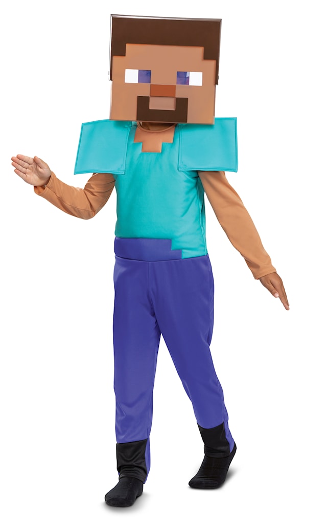 Produktbild 1 för Minecraft Maskeraddräkt Fancy Steve S (4-6) Disguise