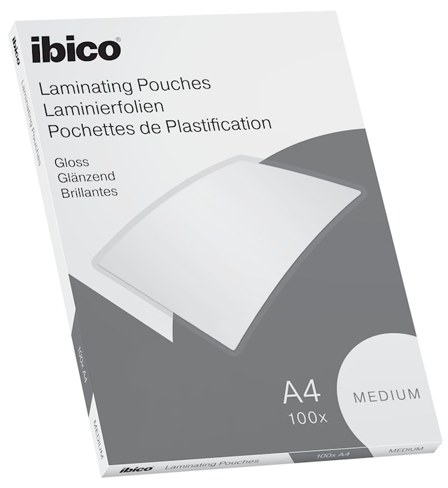 Laminat Basics Medium A4 100-pakning Ibico
