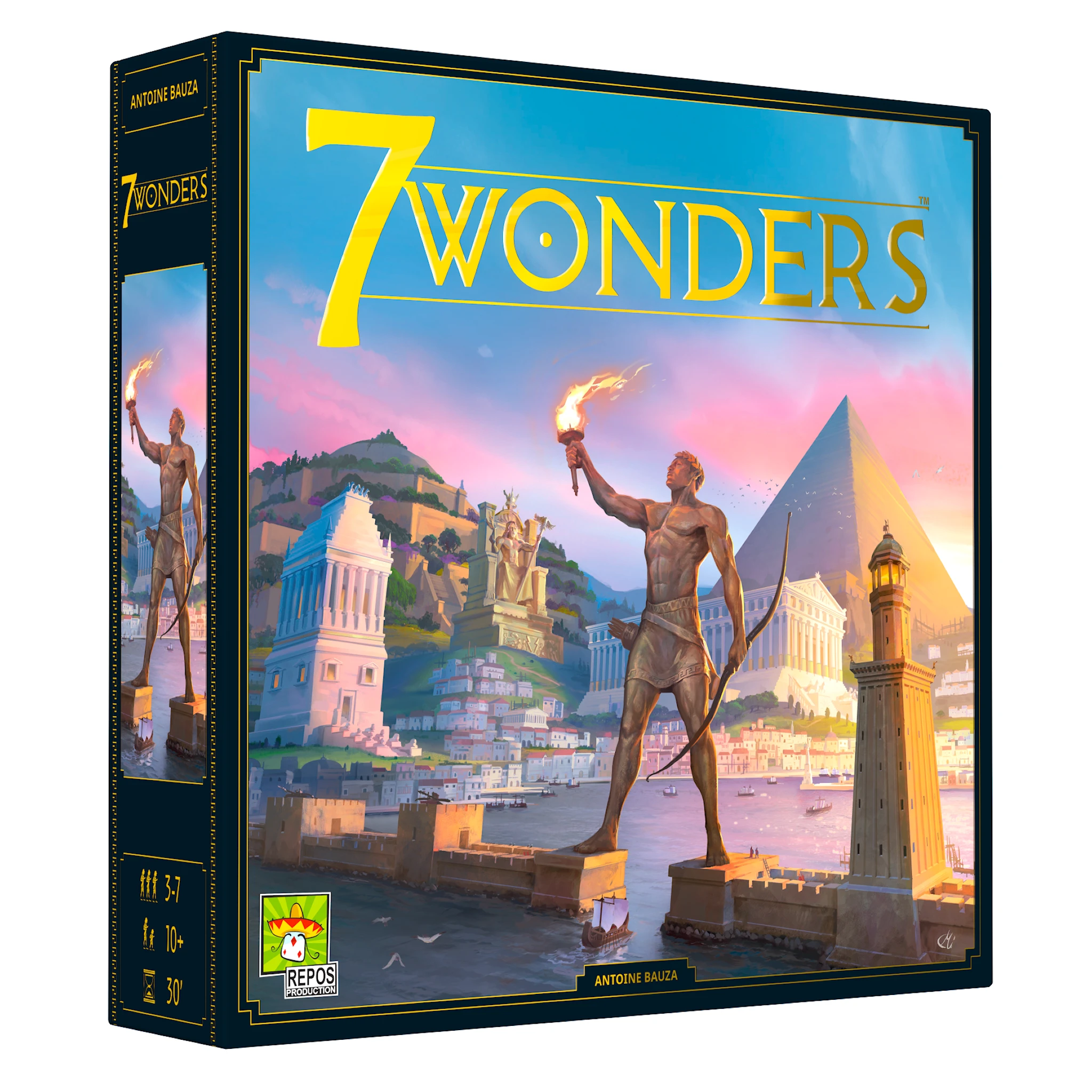 Produktbild för 7 Wonders 2nd Edition (SE/FI/NO/DK)