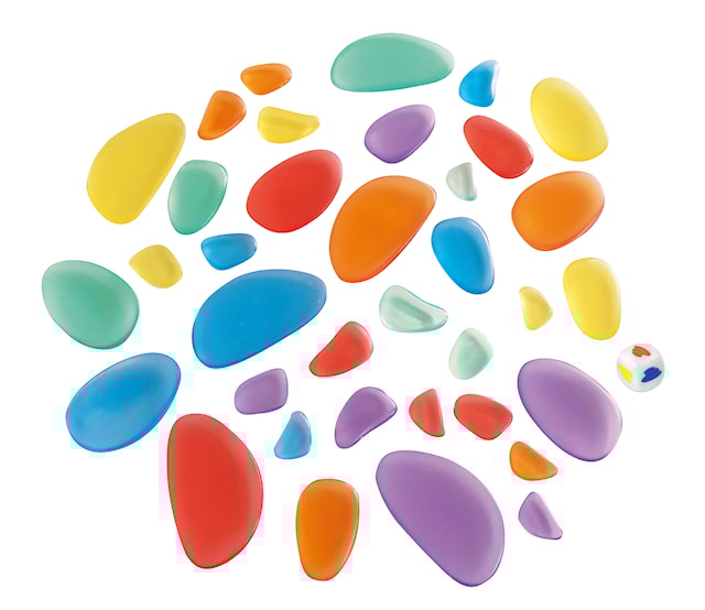 Produktbilde 1 for Transparente Regnbuesteiner 36-pack MyPauze