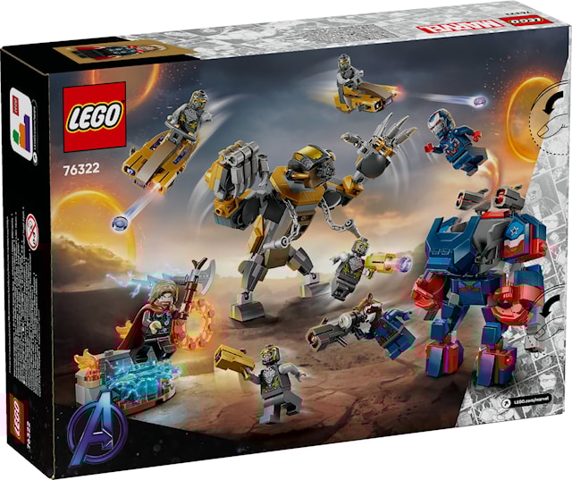 Tuotekuva 4 - Avengers: Endgame Thor vastaan Chitauri LEGO® Super Heroes (76322)