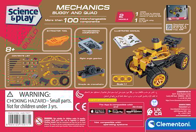 Produktbilde 6 for Mechanical Lab Buggy og Quad Clementoni