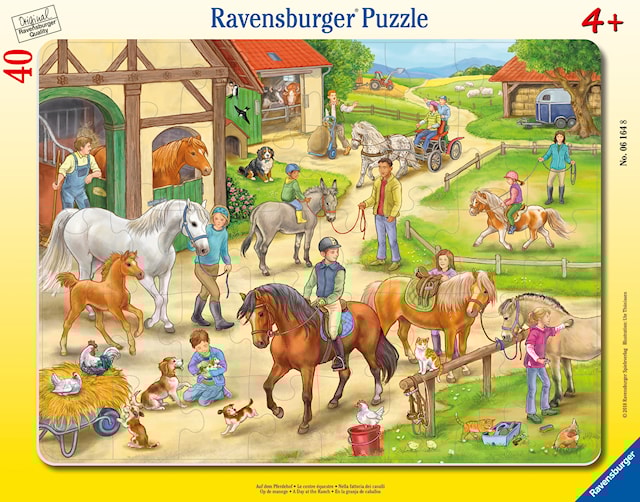 A Day At The Ranch Barnpussel 40 bitar, Ravensburger