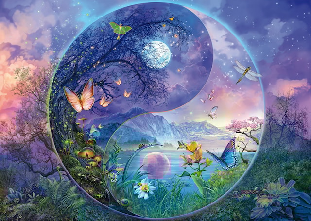 Produktbild 2 för Yin & Yang Fantastic World Of Insects Pussel 1000 Bitar Schmidt