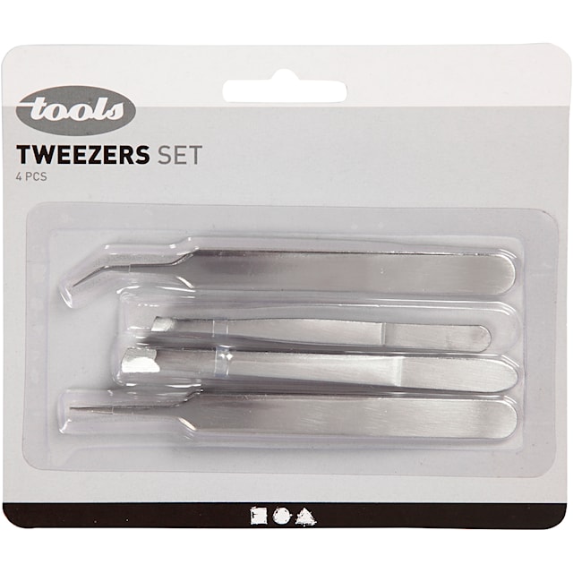 Produktbild 2 för Pincett olika 9-12 cm 4-pack