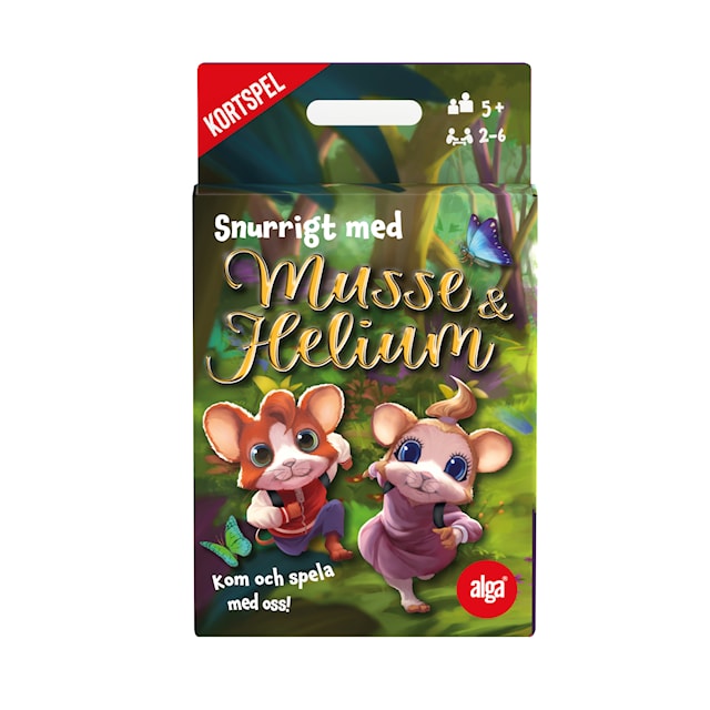 Produktbilde 1 for Kortspel Snurrigt med Musse & Helium Alga
