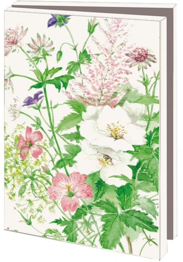 Produktbild 1 för Vykort Dubbla med kuvert Ängsblommor 10-pack Bekking & Blitz