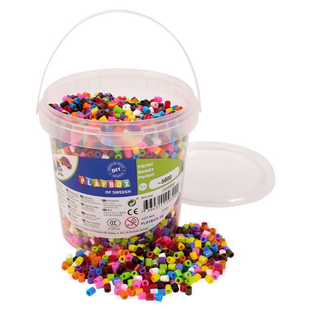 Produktbilde 2 for Perleboks 10-fargemiks, 5000 stk