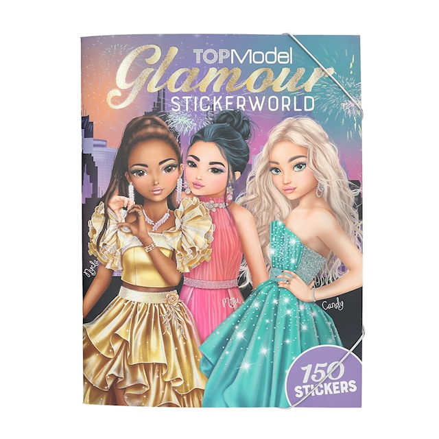 Produktbild 1 för Stickersbok Glamour TOPModel