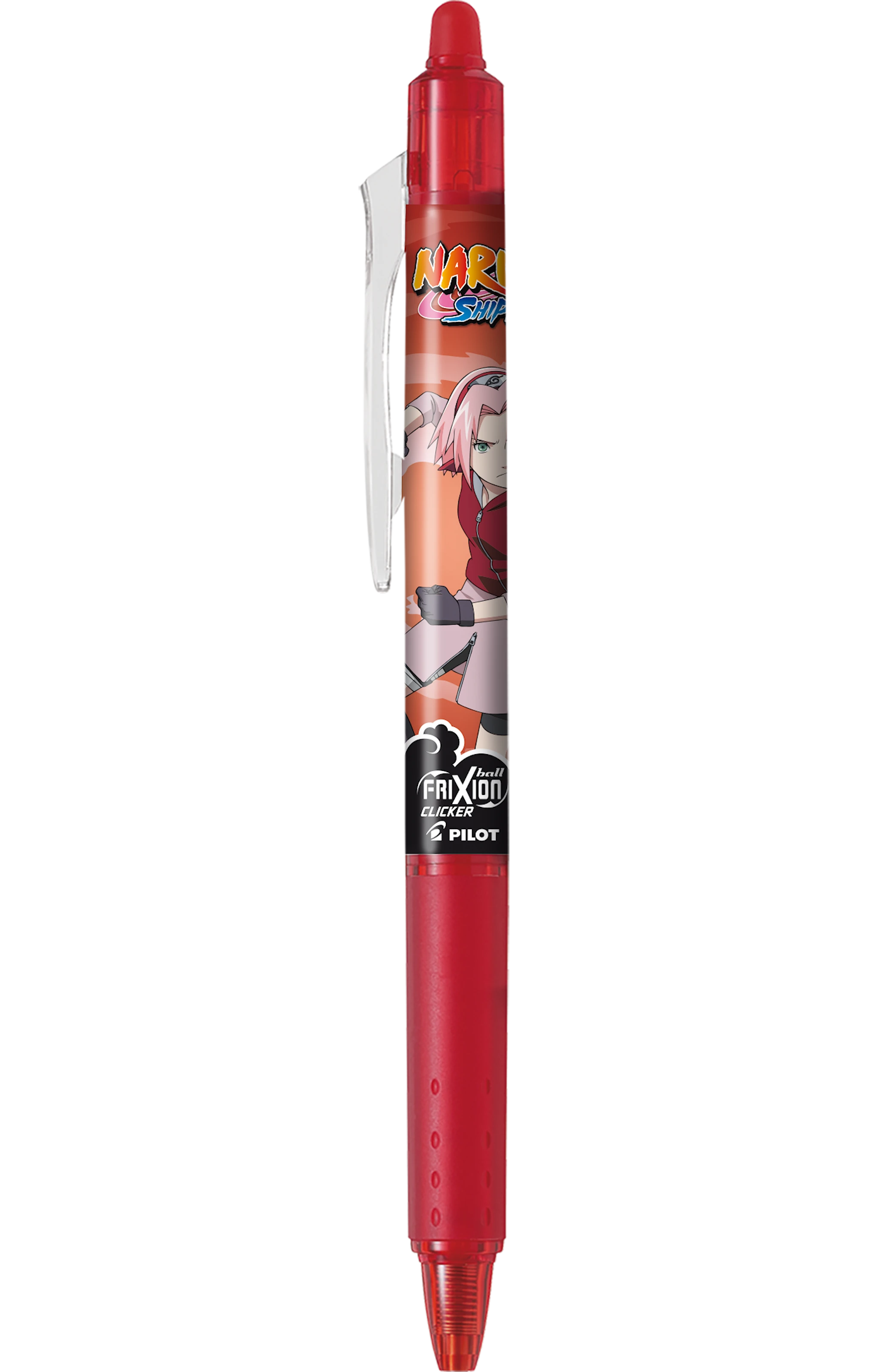 Tuotekuva ille Frixion Ball Clicker 0,7 Punainen Pyyhittävä Naruto Pilot